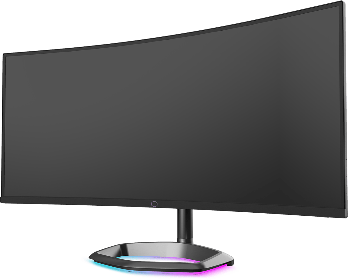 Refurbished Cooler Master GM34-CWQ ARGB Zwart Gaming Monitor Refurbished Cooler Master GM34-CWQ ARGB Zwart Gaming Monitor